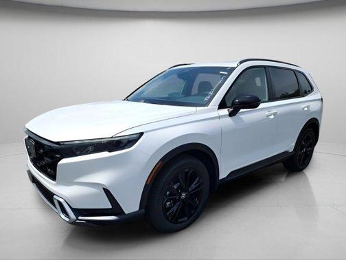 Platinum White Pearl 2026 Honda CR-V Hybrid Sport Touring AWD