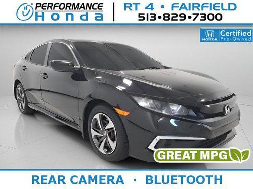 Crystal Black Pearl 2020 Honda Civic LX