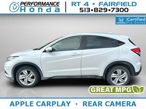 Platinum White Pearl 2019 Honda HR-V EX