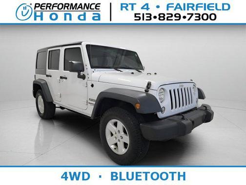 Bright White Clearcoat 2016 Jeep Wrangler Unlimited Sport