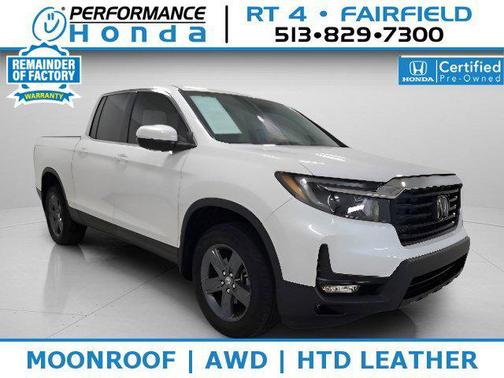 Platinum White Pearl 2023 Honda Ridgeline RTL