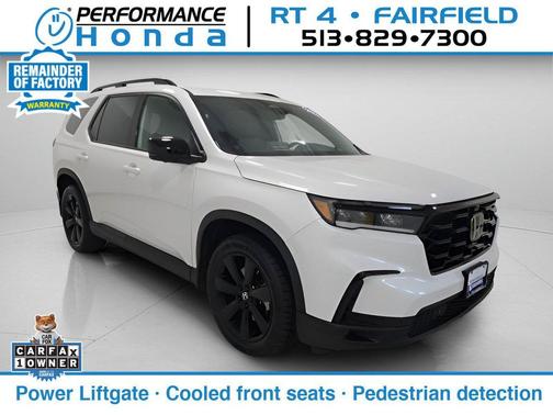 Platinum White Pearl 2025 Honda Pilot Black Edition