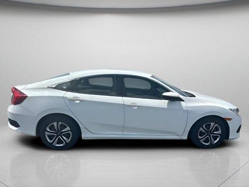 White Orchid Pearl 2017 Honda Civic LX