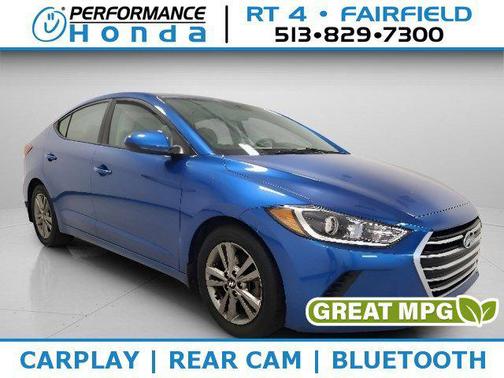 Electric Blue 2018 Hyundai ELANTRA SEL