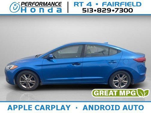 Electric Blue 2018 Hyundai ELANTRA SEL