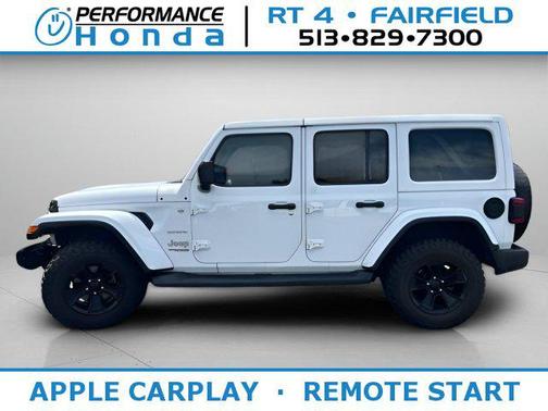 Bright White Clearcoat 2018 Jeep Wrangler Unlimited Sahara