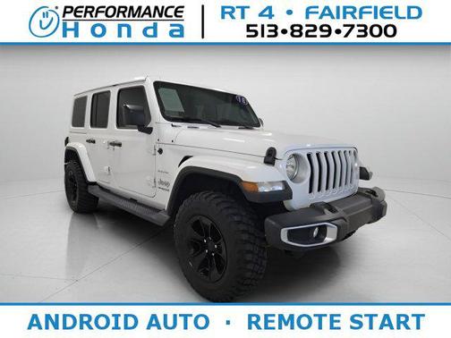 Bright White Clearcoat 2018 Jeep Wrangler Unlimited Sahara