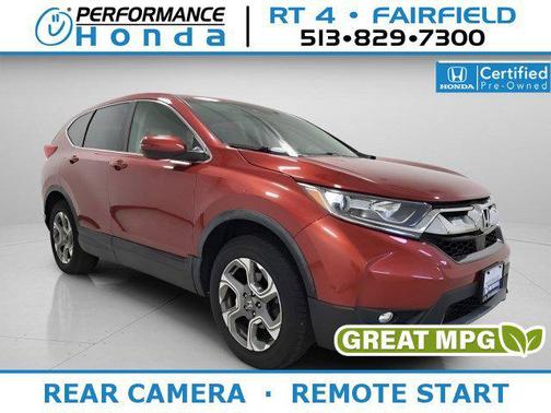 Molten Lava Pearl 2017 Honda CR-V EX-L