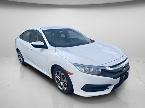 White Orchid Pearl 2017 Honda Civic LX