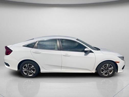 White Orchid Pearl 2017 Honda Civic LX