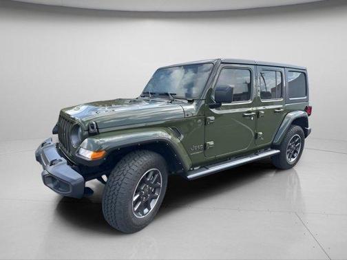 Sarge Green Clearcoat 2021 Jeep Wrangler Unlimited 80th Anniversary 4x4