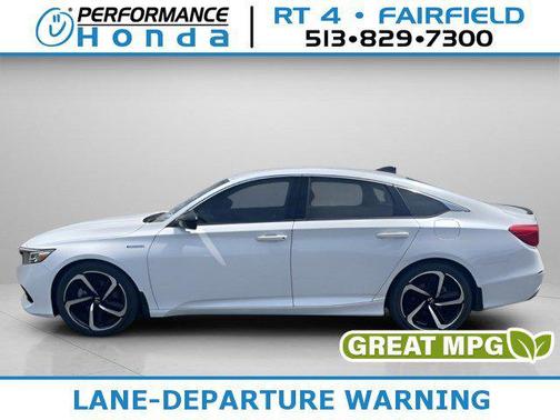 Platinum White Pearl 2022 Honda Accord Hybrid Sport