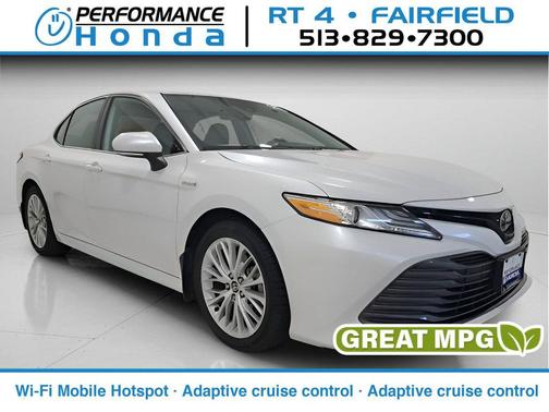 Wind Chill Pearl 2020 Toyota Camry Hybrid XLE