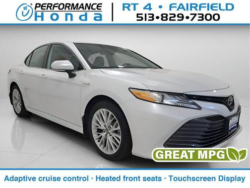 Wind Chill Pearl 2020 Toyota Camry Hybrid XLE