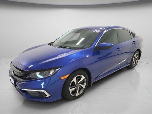 Blue 2020 Honda Civic LX