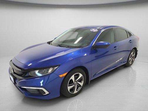 Blue 2020 Honda Civic LX