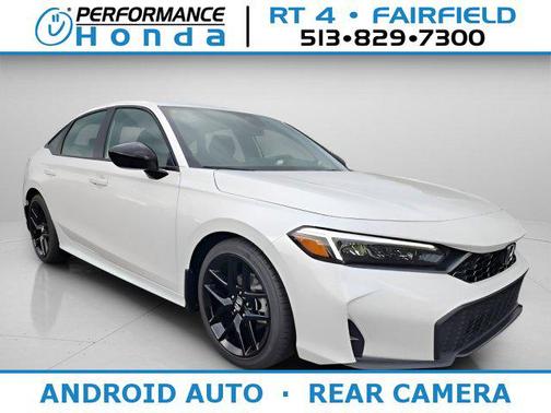 Platinum White Pearl 2026 Honda Civic Sport