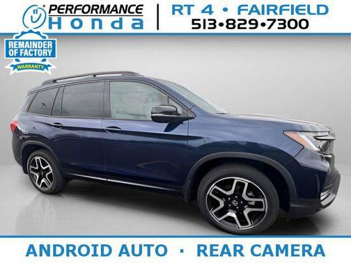 Obsidian Blue Pearl 2022 Honda Passport AWD Elite