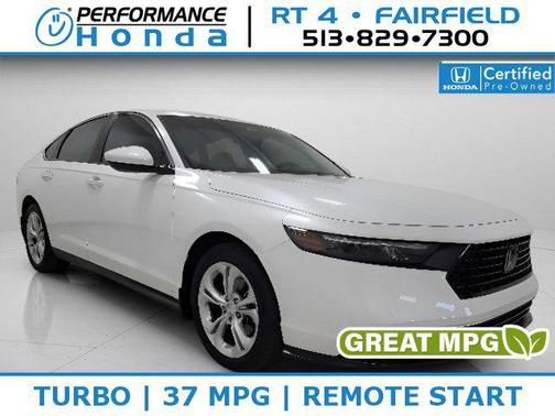 Platinum White Pearl 2024 Honda Accord LX 1.5T