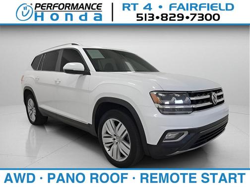Pure White 2019 Volkswagen Atlas 3.6L SEL