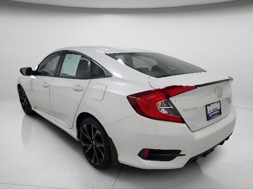 Platinum White Pearl 2020 Honda Civic Sport