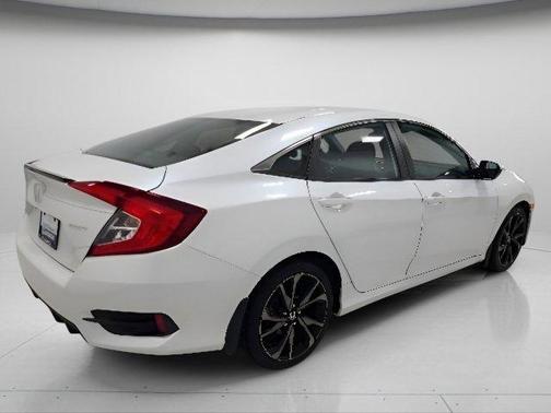 Platinum White Pearl 2020 Honda Civic Sport