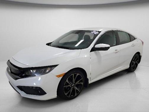Platinum White Pearl 2020 Honda Civic Sport