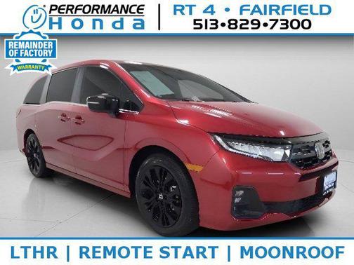 Radiant Red Metallic II 2025 Honda Odyssey Sport-L