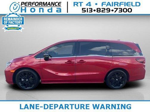 Radiant Red Metallic II 2025 Honda Odyssey Sport-L