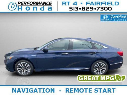Obsidian Blue Pearl 2020 Honda Accord Hybrid Touring