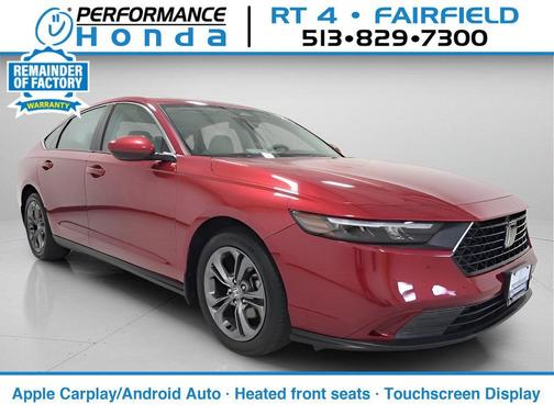 Radiant Red Metallic 2024 Honda Accord EX