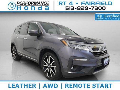 Modern Steel Metallic 2022 Honda Pilot Touring 8-Passenger