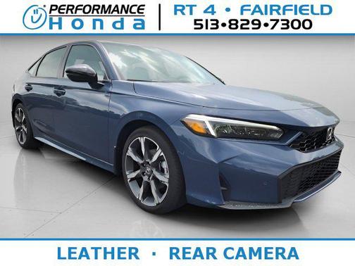 Blue Lagoon Pearl 2026 Honda Civic Hybrid Sport Touring Sedan