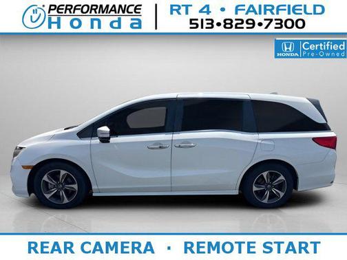 White Diamond Pearl 2019 Honda Odyssey Touring