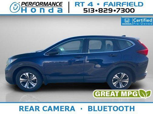 Obsidian Blue Pearl 2018 Honda CR-V LX