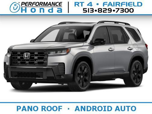 Solar Silver Metallic 2026 Honda Pilot Black Edition