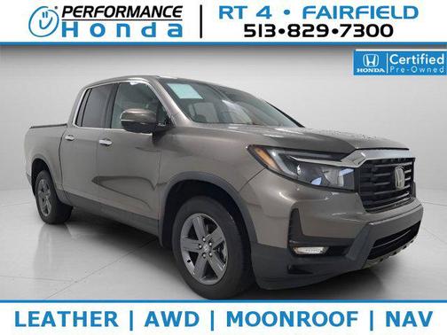 Pacific Pewter Metallic 2022 Honda Ridgeline RTL-E