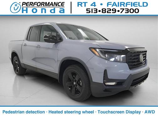 Sonic Gray Pearl 2023 Honda Ridgeline Black