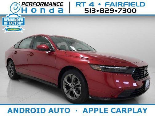 Radiant Red Metallic 2024 Honda Accord EX Sedan