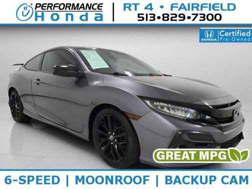Modern Steel Metallic 2020 Honda Civic Si Base