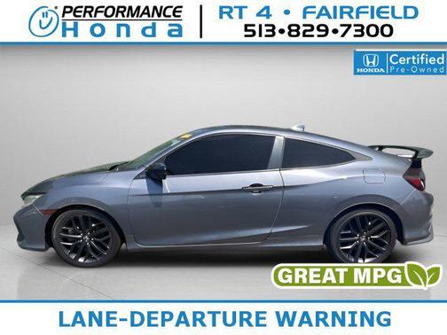 Modern Steel Metallic 2020 Honda Civic Si Base