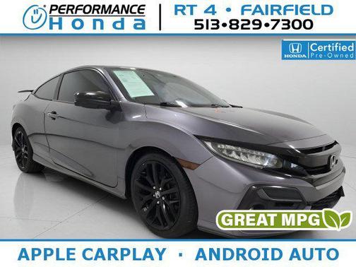Modern Steel Metallic 2020 Honda Civic Si Base