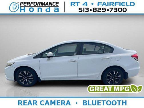 Taffeta White 2015 Honda Civic EX