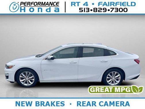 Summit White 2021 Chevrolet Malibu FWD LT