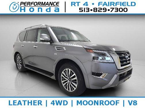 Gun Metallic 2021 Nissan Armada SL 4WD