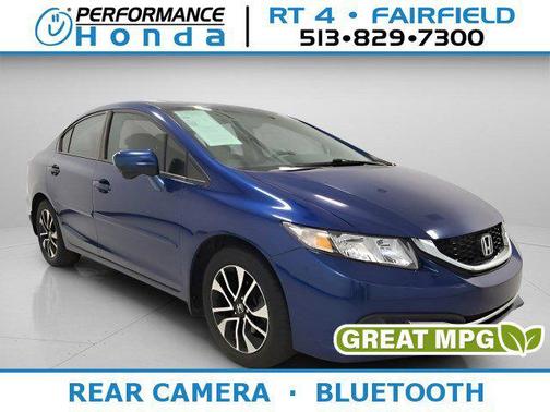 Dyno Blue Pearl 2015 Honda Civic EX