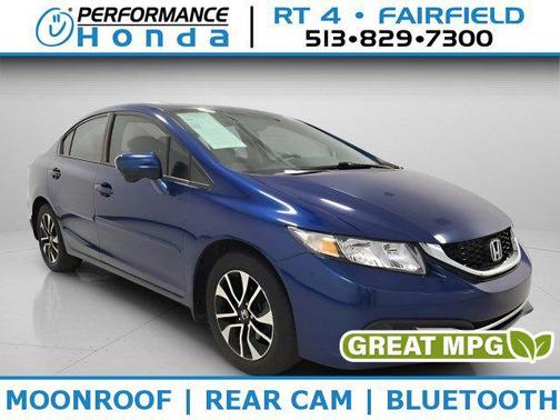 Dyno Blue Pearl 2015 Honda Civic EX