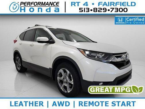 White Diamond Pearl 2017 Honda CR-V EX-L