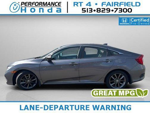 Modern Steel Metallic 2019 Honda Civic EX