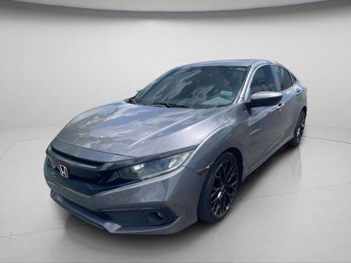 Modern Steel Metallic 2020 Honda Civic Sport